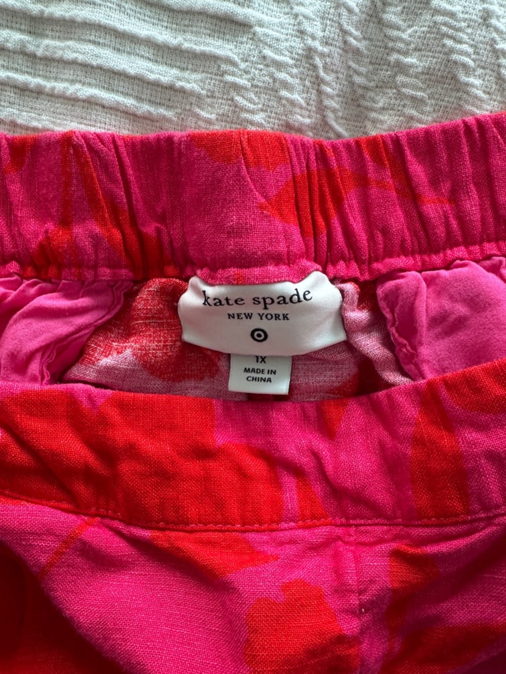 Kate Spade X Target Floral Wide Leg Linen Pants - Picture 2 of 7